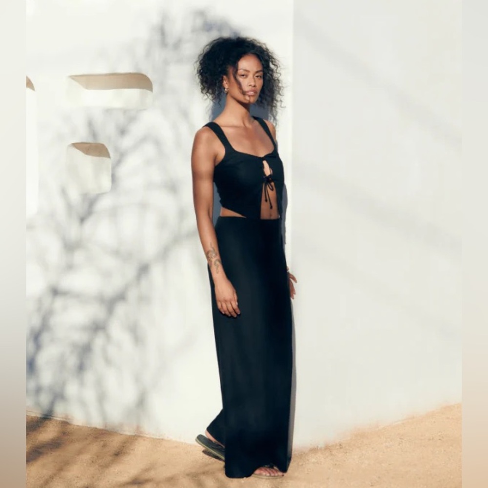 NIA 90’s Bias Maxi Skirt